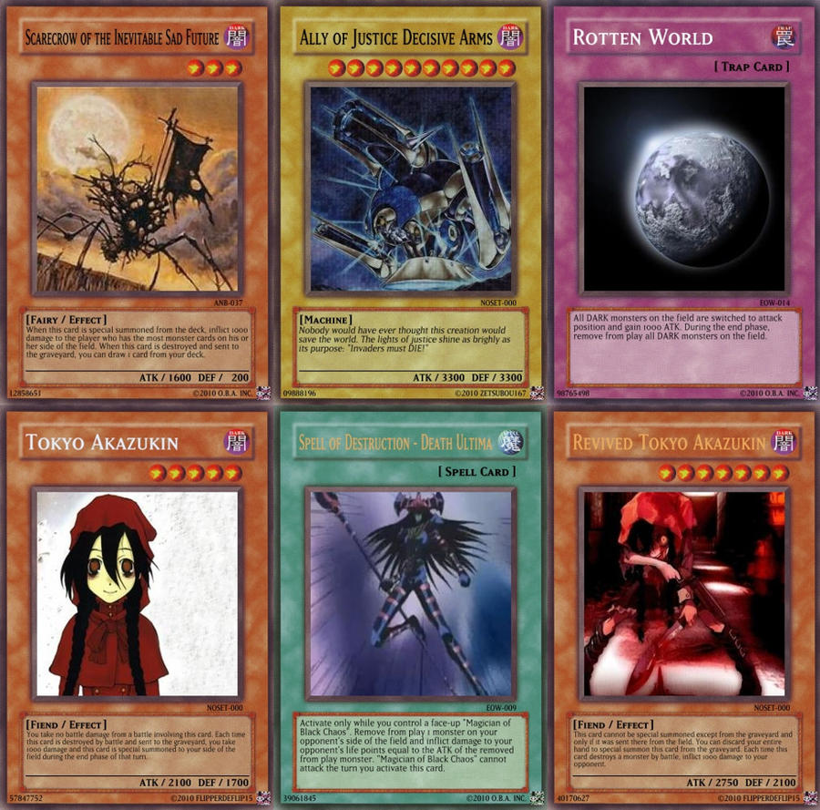 six random YuGiOh cards p. 2 by zetsubou167 on DeviantArt