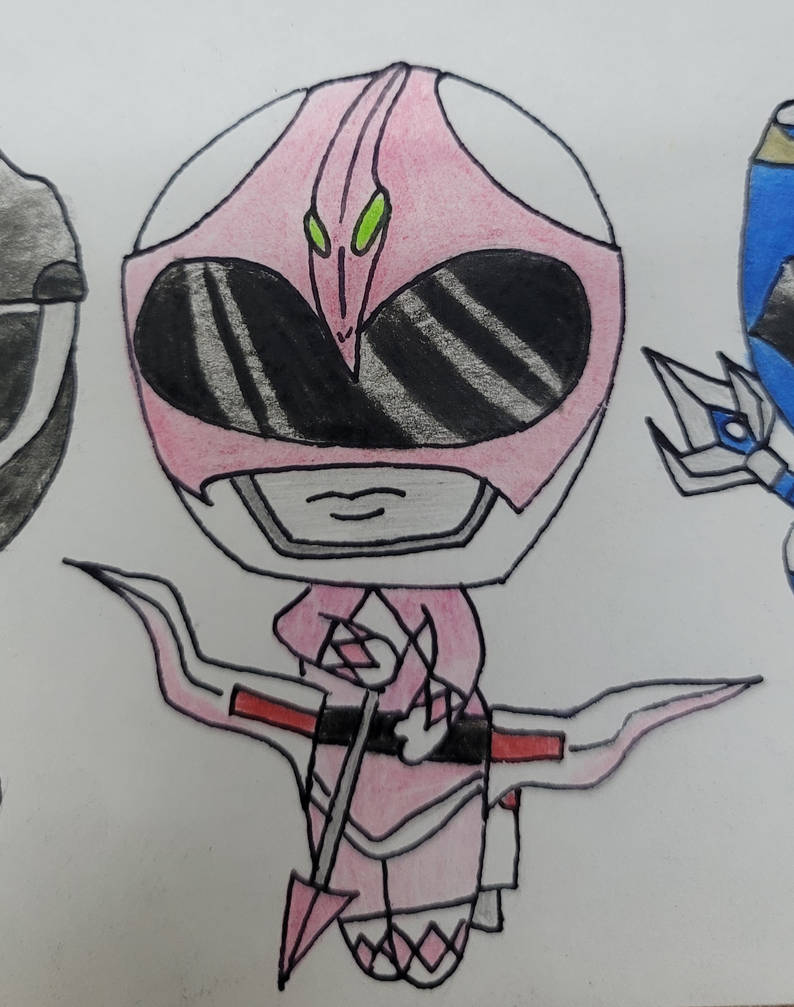 Chibi Pink Ranger MMPR by EddySixX on DeviantArt