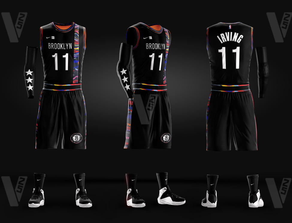 Brooklyn Nets - Alternate Jersey (Scheme 1) by Vicarius25 on DeviantArt