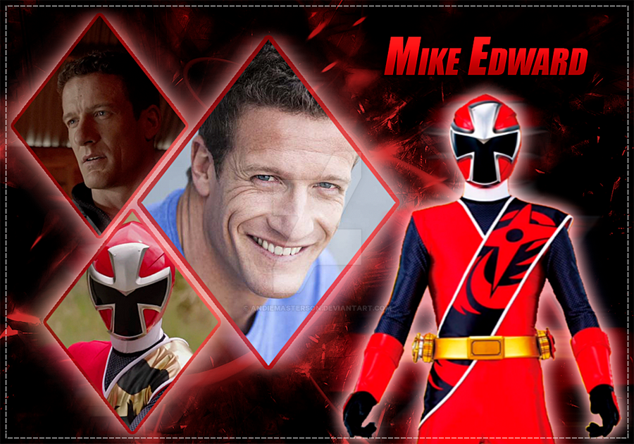 Michael Edwards Ranger Mike Edward (Red Ranger) by AndieMasterson on DeviantArt