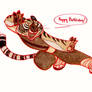 Tigress Birthday Card