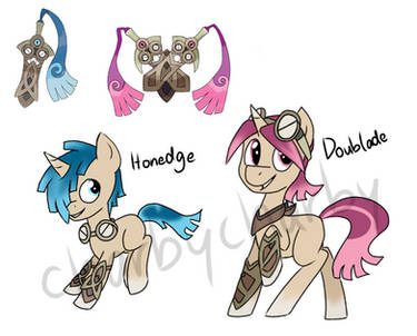 Honedge and Doublade Pony Adoptables - CLOSED