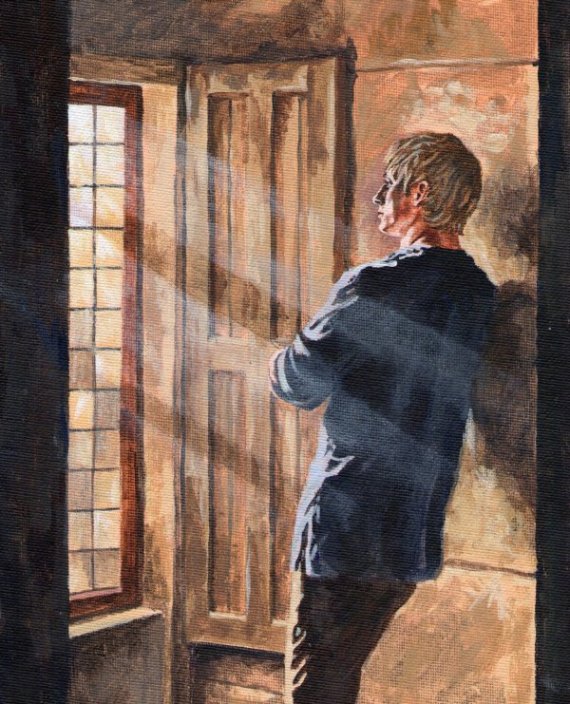 Arthur at window