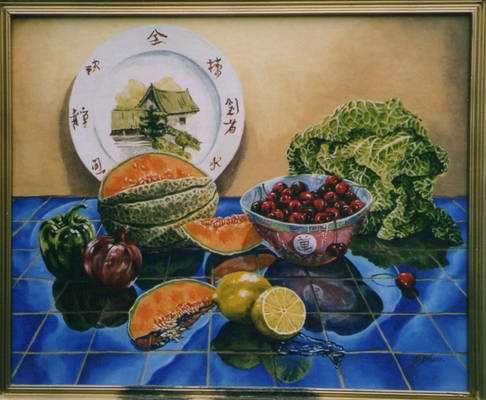 Still life with fruit