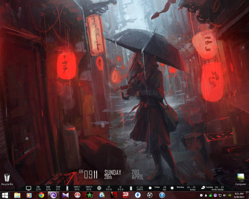 Rainmeter Rain Theme