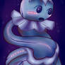 Frillish with glowy stripes