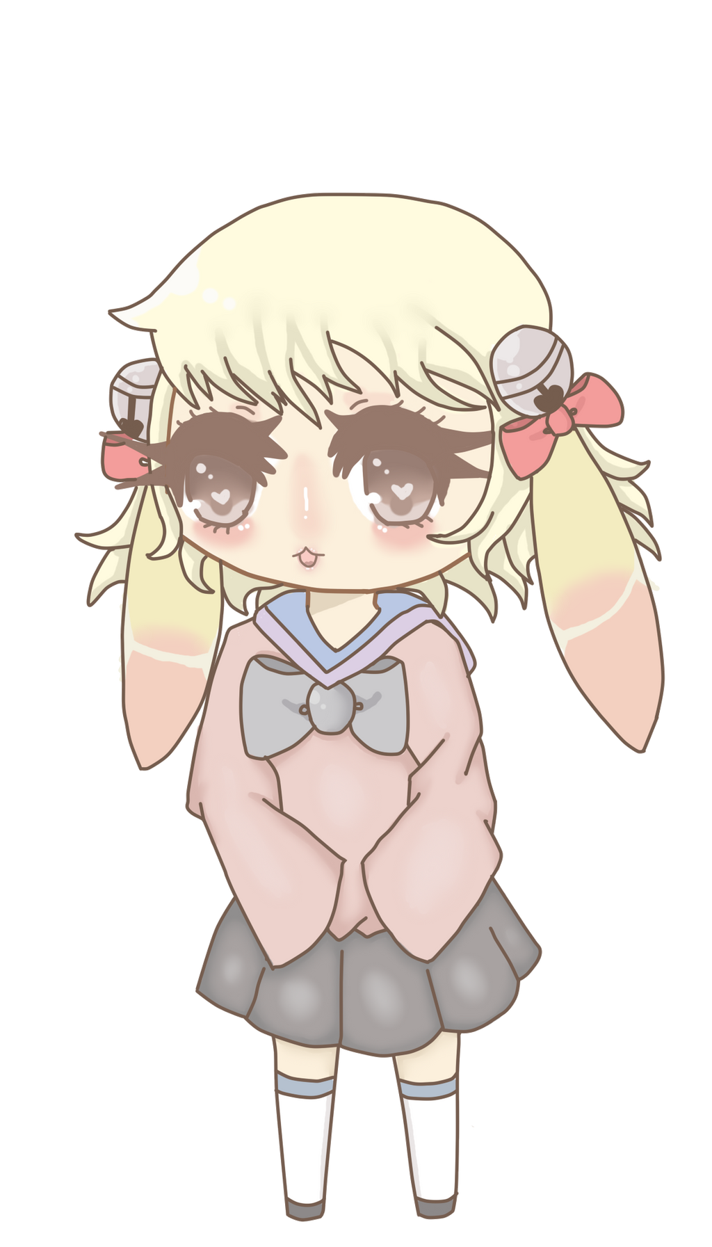Rabbit Chibi by Queeniest on DeviantArt