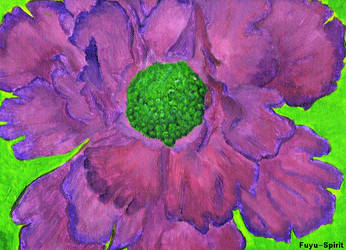 The purple flower