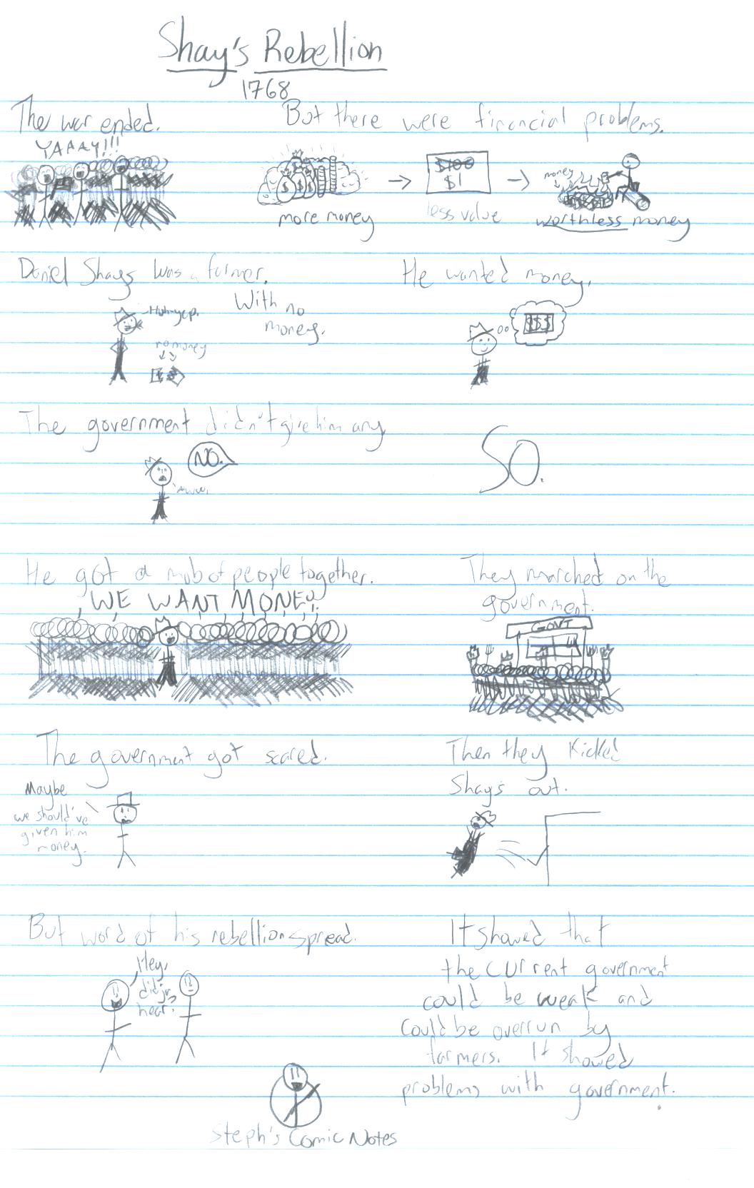 ComicNotes Shays Rebellion by GhostlyHamburger on DeviantArt