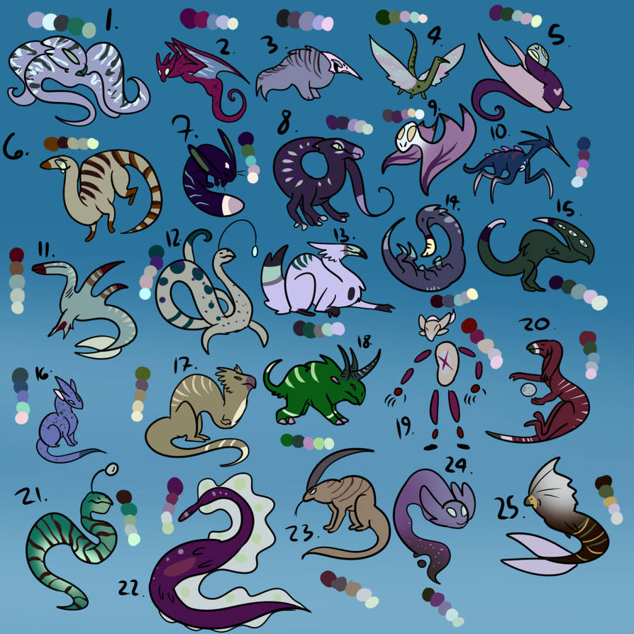 Squawk Monster Squiggle Monsters 6 - Open by Chickenly on DeviantArt
