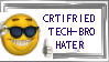 certified tech-bro hater stamp certified tech-bro hater stamp