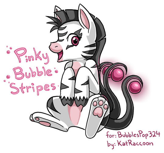 PinkyBubbleStripes