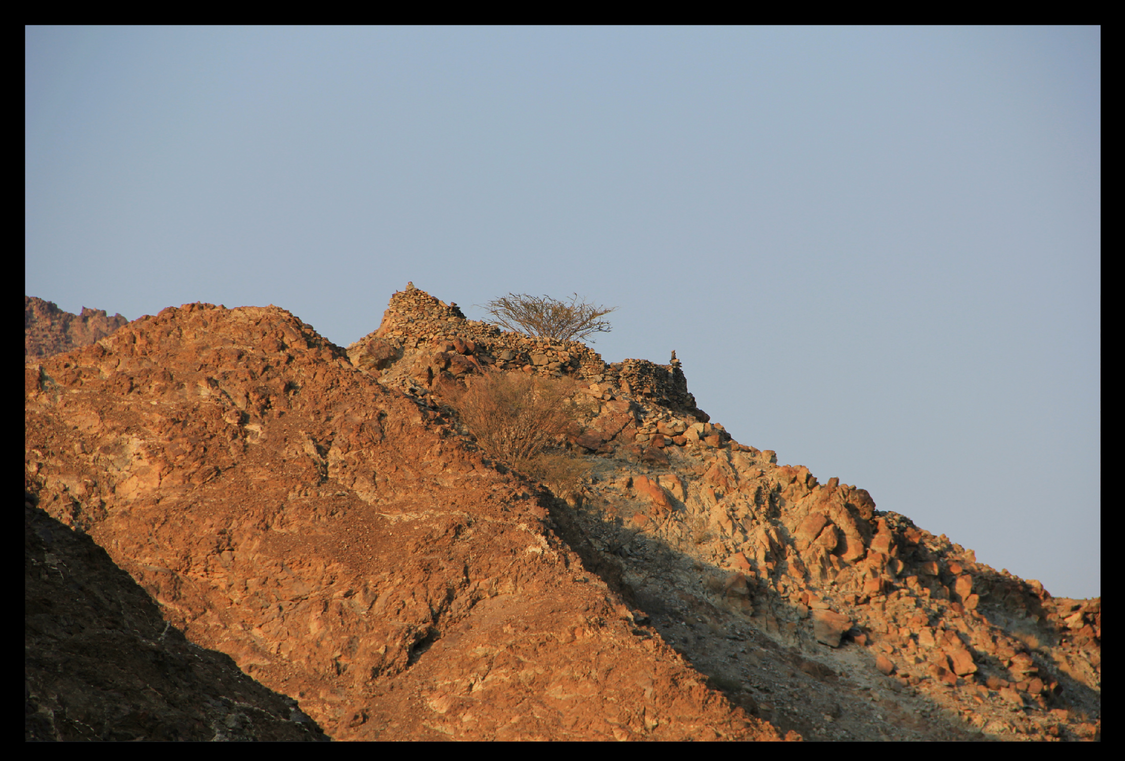 Stony wall