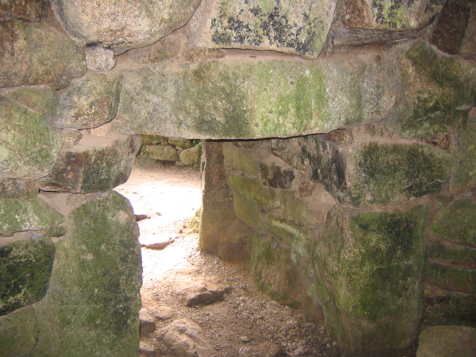 Carn Euny inside the Fogou