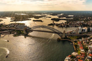 Sunlit bridge