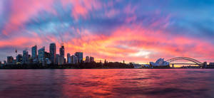 Sydney Sunset Panorama