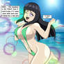 RtN Hinata with a monokini [Colored Version]