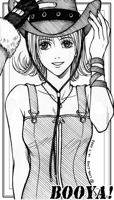 Selphie in Comic Style