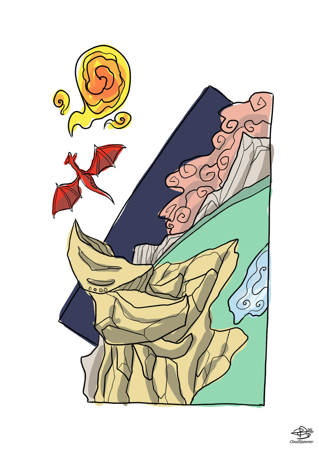 Dragon ruler by CloudSpawner on DeviantArt