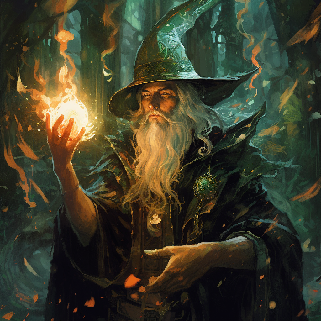 Wizard Fe The Lorekeeper Feywild wizard controlling chaos ma by ...