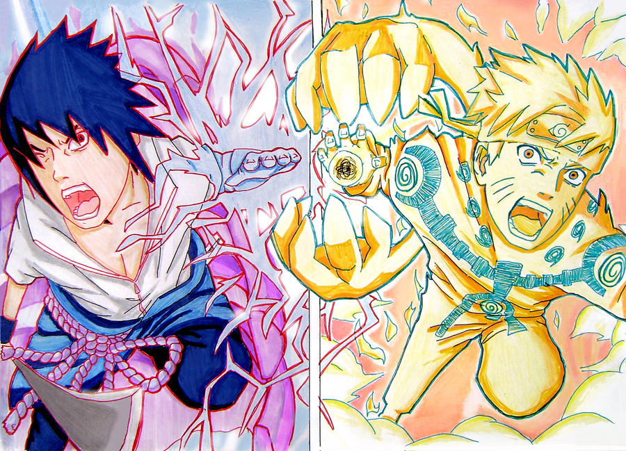 Naruto VS Sasuke Final Fight #hokage #narutofan #anime