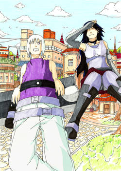 Suigetsu and Kina Hyuuga