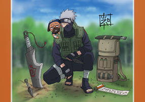 Kakashi and Pakkun