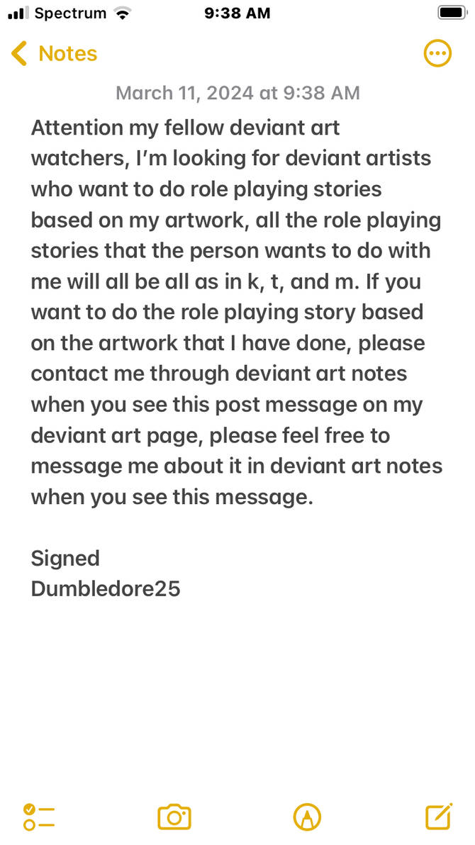 Post message by Dumbledore25 on DeviantArt