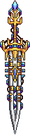 16th Pixel Art - Blue Energy Great Sword