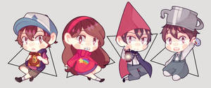 Gravity Falls and Over the Garden Wall