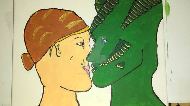 My beloved reptilian wife.