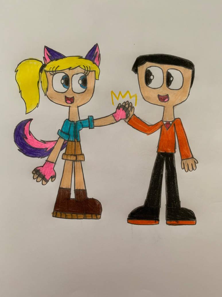 TTTE: Syd and Rusty High Five by WolfStar1119 on DeviantArt