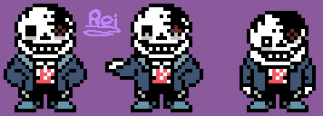 Pixilart - Sans Overworld sprite remastered by RJW3009