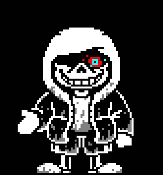 Dust Sans and Dustdust Sans Battle Sprites Revamp by