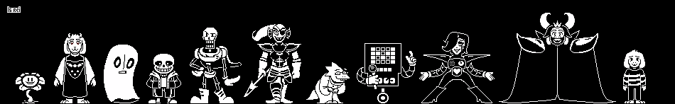 Undertale Main Cast Custom sprites by IsRei on DeviantArt