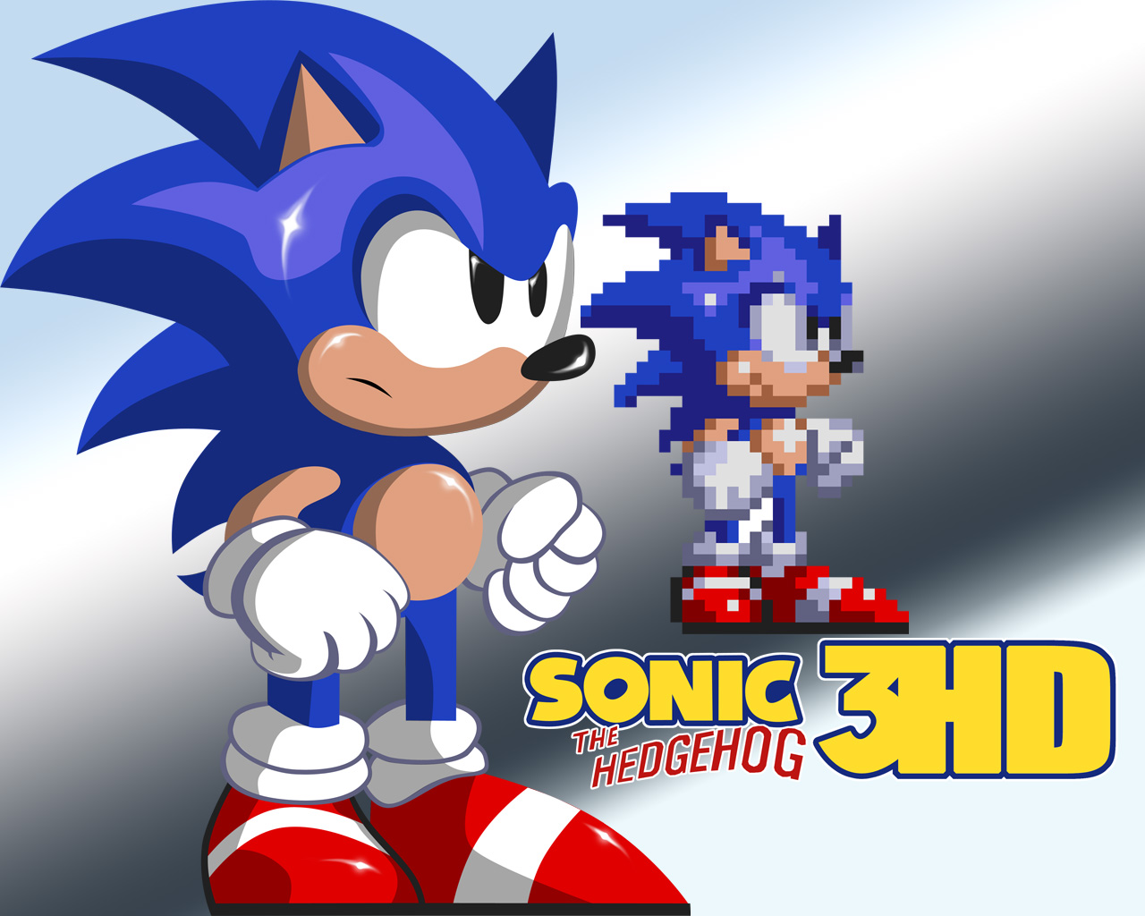 Sonic 3 - Hyper Sonic Idle by IzayoiEmir on DeviantArt