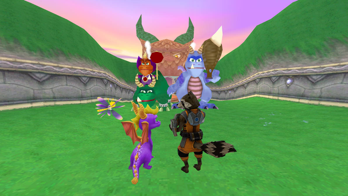 Spyro and Rocket vs Ripto Gulp and Crush by Umbra-Bear on DeviantArt