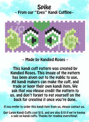 Kandi Patterns Spike from Eyes Cuffline