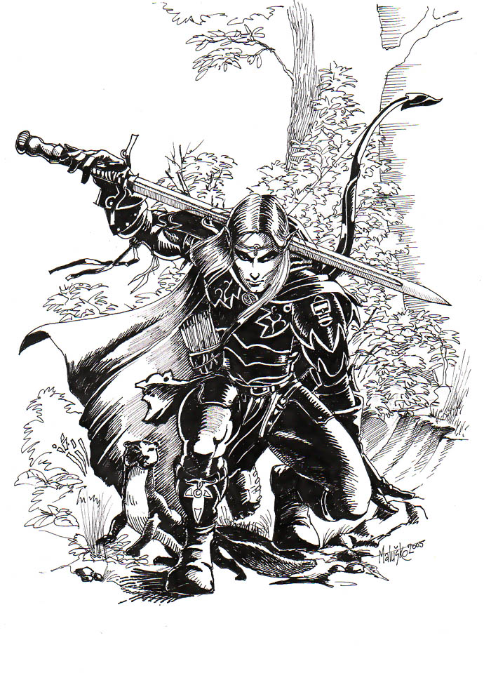 Elven ranger by Sedeslav on DeviantArt