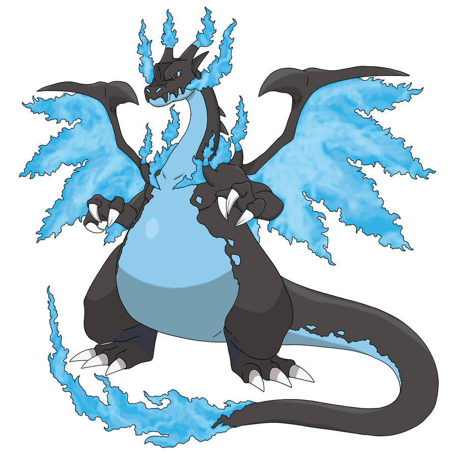 Gigantamax Mega Charizard X Color by KaprosuchusDragon on DeviantArt
