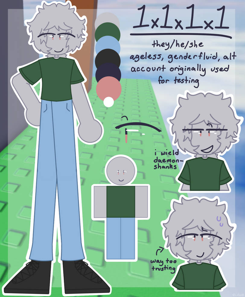 Alt Person Reference 1x1x1x1 reference sheet alt (fanart) by Lidno00 on DeviantArt