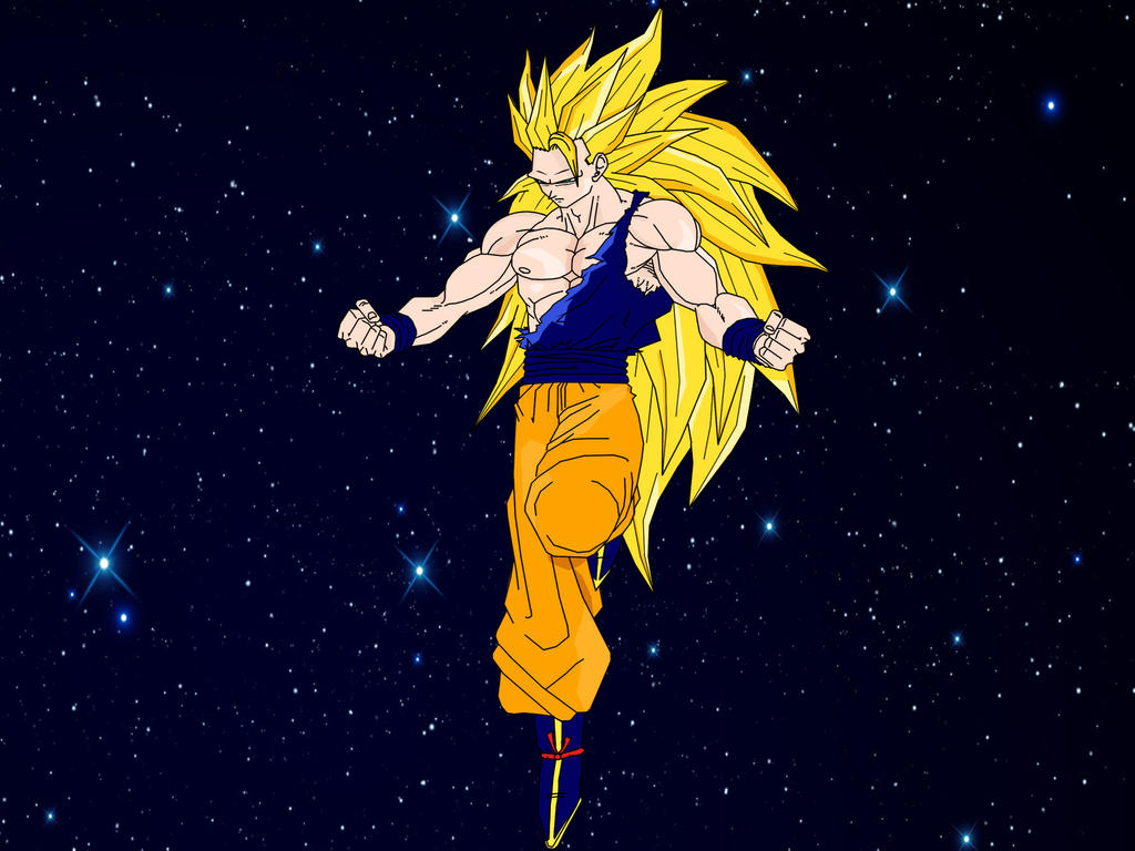 Goku SSJ3 lineart by jmonster69ster on DeviantArt