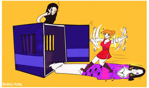 Elastic Nico Robin, Boa Hancock and Nami