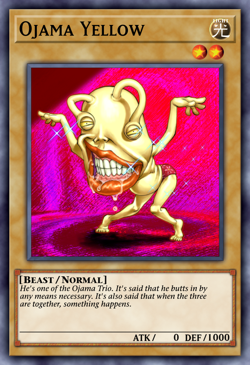 Ojama Yellow by SuperShadiw1010 on DeviantArt