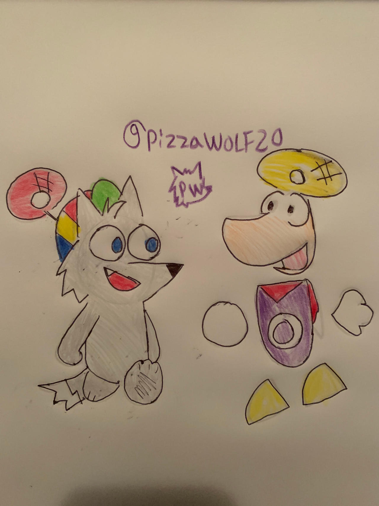 Mikey and Rayman by PizzaWolf20 on DeviantArt