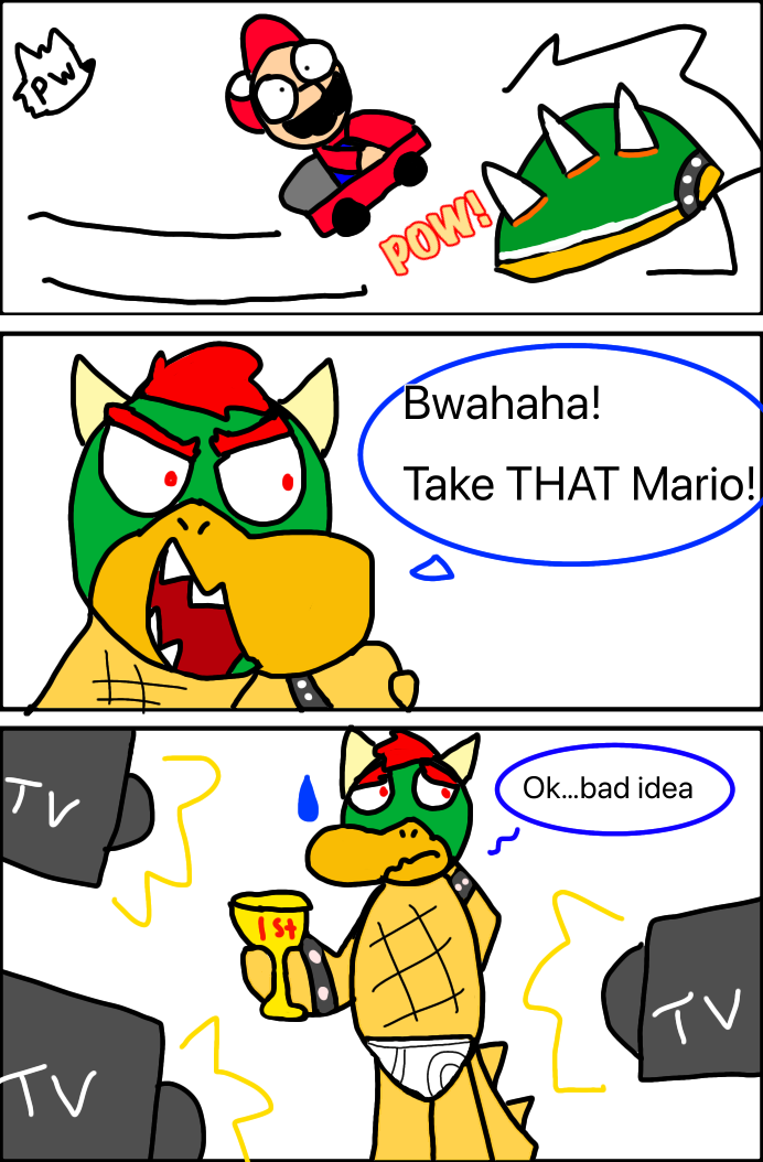Mario Kart - Bowser's shell by PizzaWolf20 on DeviantArt