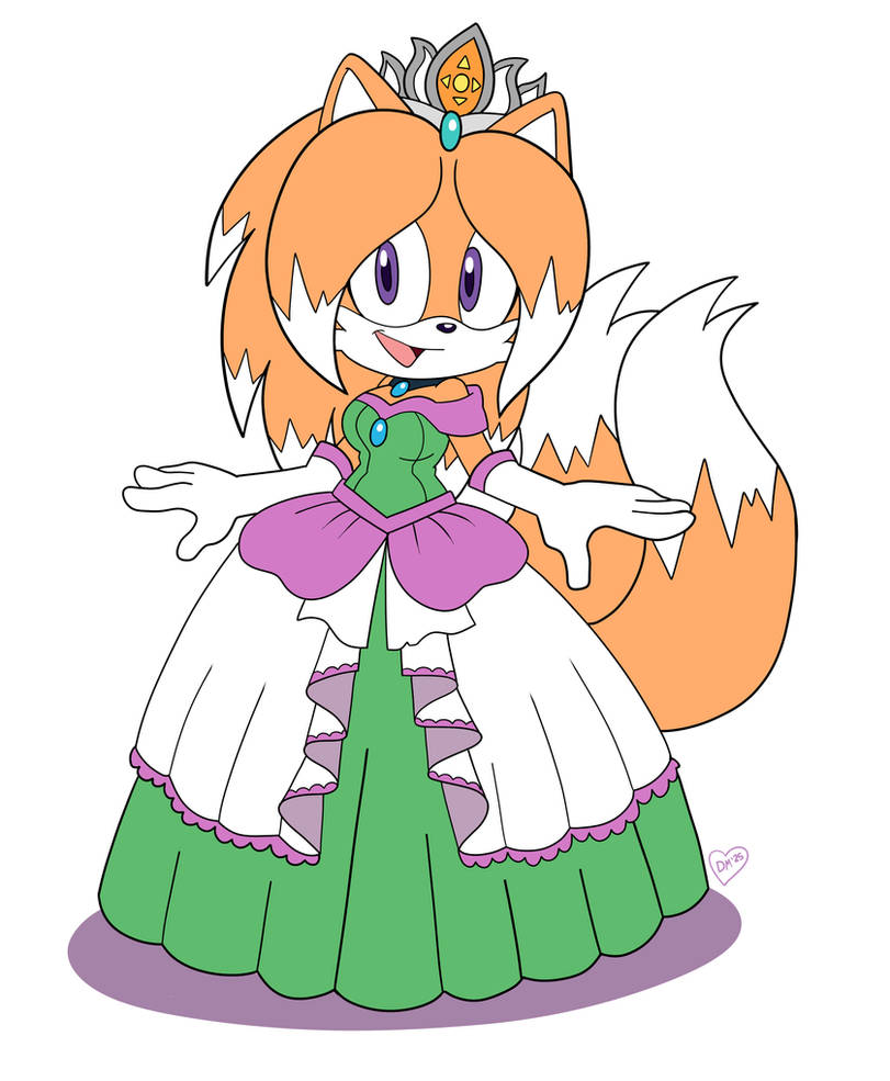 Princess Tali the Fox- Comm by DomesticMaid by Blu-the-Tiger on DeviantArt