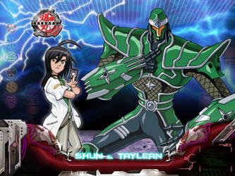 bakugan - shun and taylean