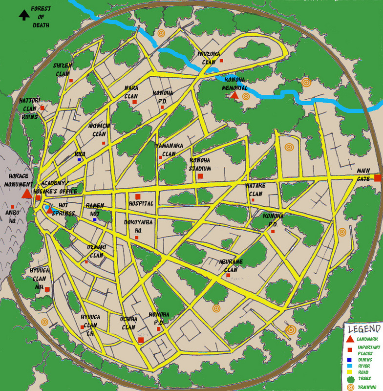 Elemental Nations Geographical Map by xShadowRebirthx on DeviantArt