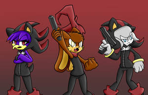 Pixel Comm Squad Shadow The Hedgehog Thumbnail